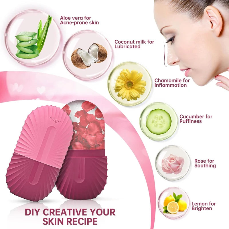 Ice Facial Roller – Cooling De-Puff & Skin Refresh Massager