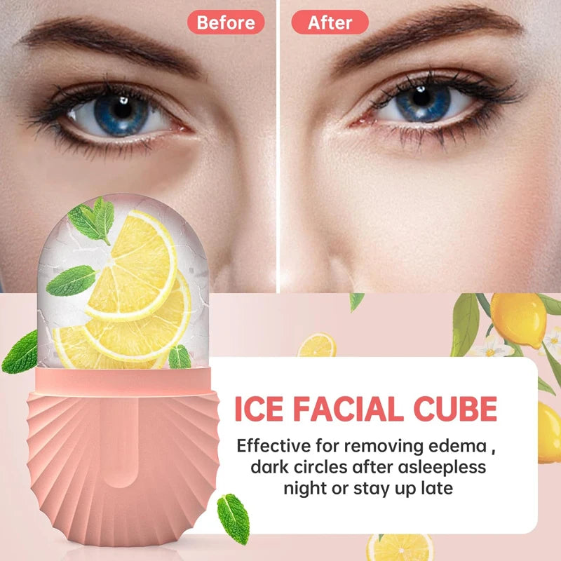 Ice Facial Roller – Cooling De-Puff & Skin Refresh Massager