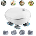 Electric Scalp Massager – Soft Silicone Head Massage for Stress Relief & Hair Care