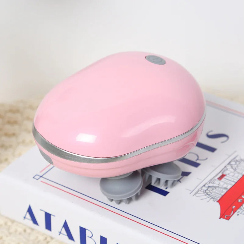 Electric Scalp Massager – Soft Silicone Head Massage for Stress Relief & Hair Care