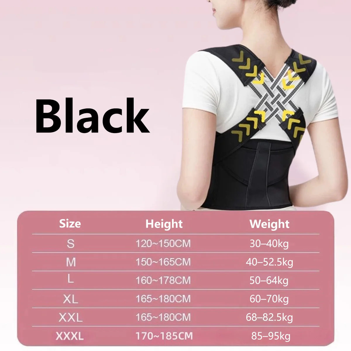 Posture Corrector Back Brace – Adjustable Support for Men & Women