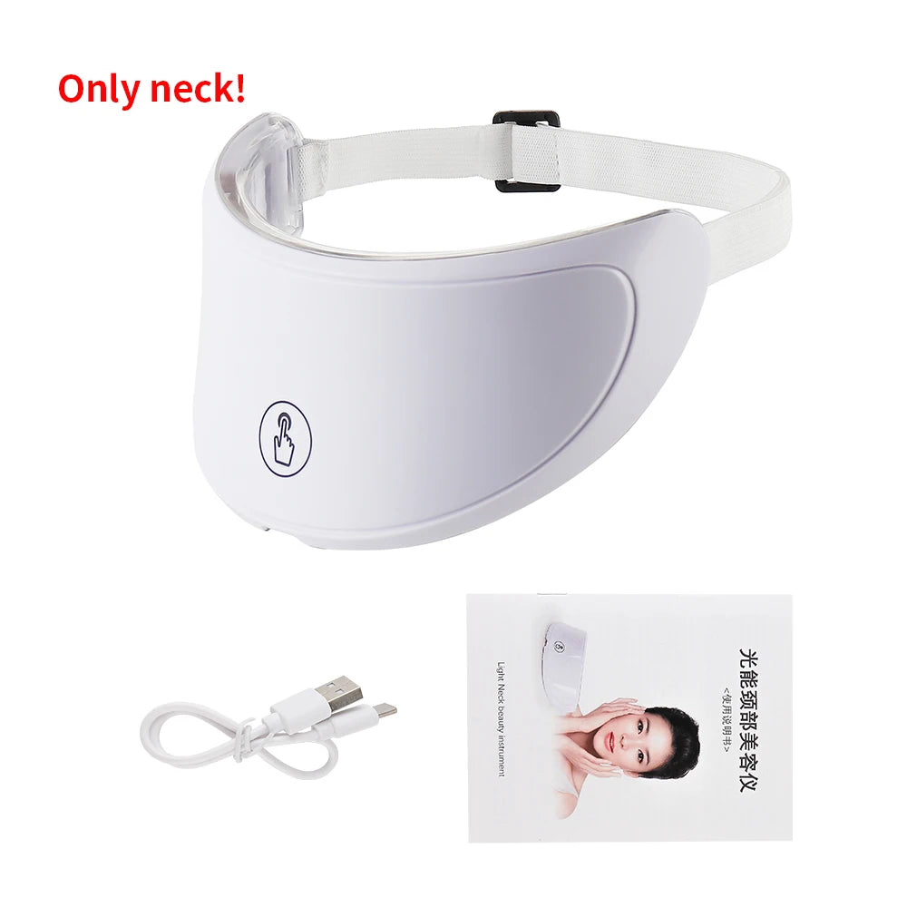 7-Color LED Light Therapy Mask — Face & Neck Anti-Aging Treatment