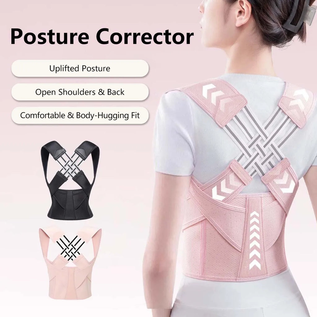Posture Corrector Back Brace – Adjustable Support for Men & Women