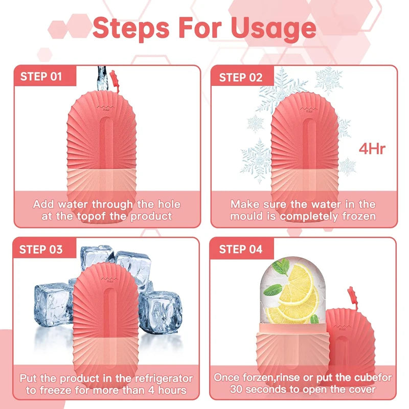 Ice Facial Roller – Cooling De-Puff & Skin Refresh Massager