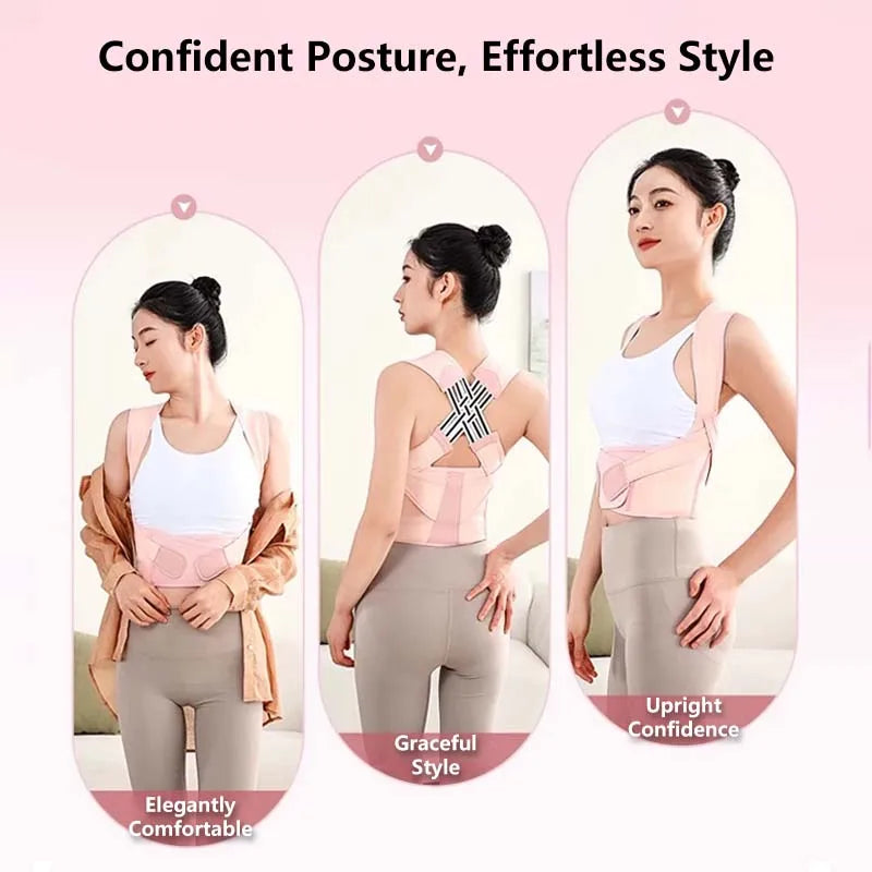 Posture Corrector Back Brace – Adjustable Support for Men & Women