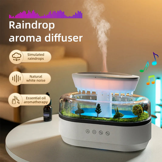 Rain Cloud Aroma Diffuser — LED Colour Changing Humidifier