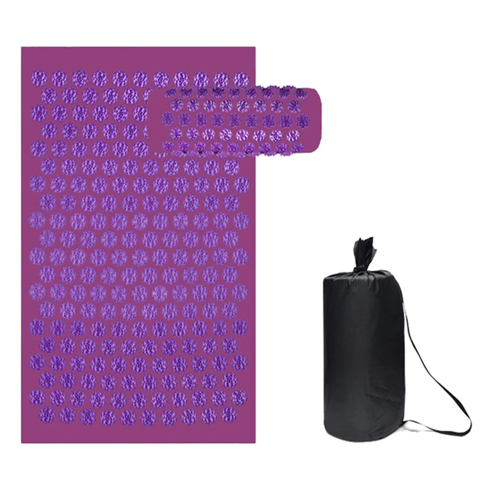Acupressure Mat & Pillow Set – Back & Neck Pain Relief, Stress & Muscle Recovery (3-Piece)