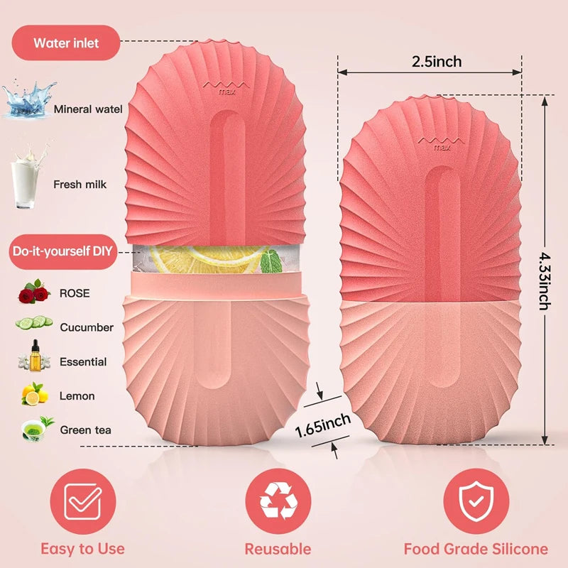 Ice Facial Roller – Cooling De-Puff & Skin Refresh Massager