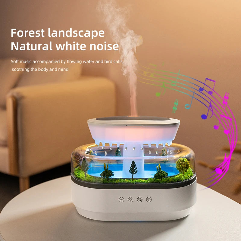Rain Cloud Aroma Diffuser — LED Colour Changing Humidifier