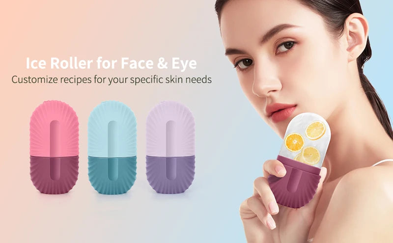 Ice Facial Roller – Cooling De-Puff & Skin Refresh Massager