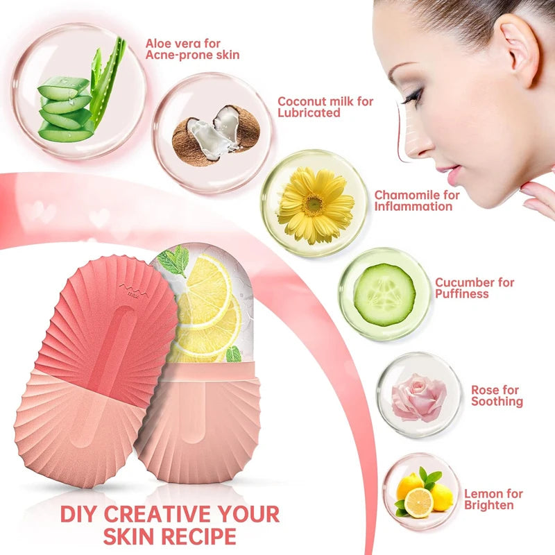 Ice Facial Roller – Cooling De-Puff & Skin Refresh Massager